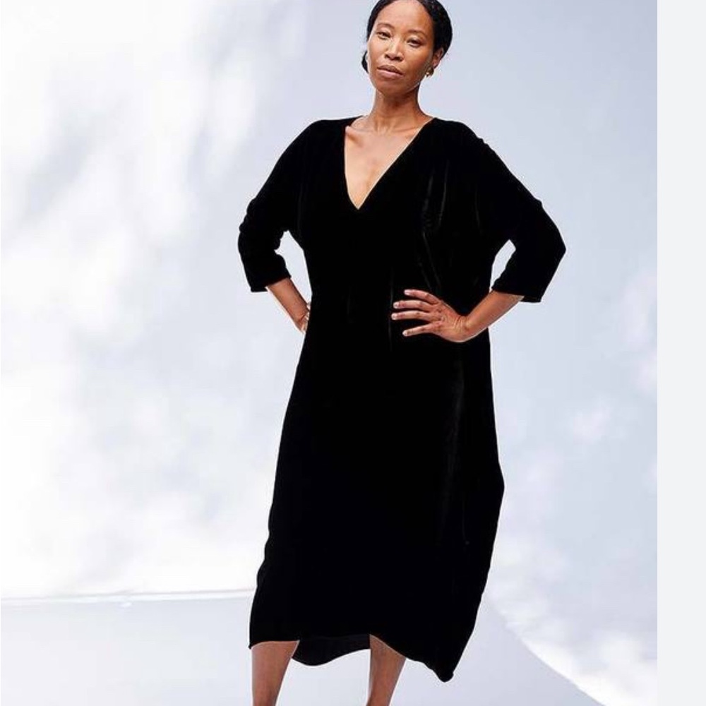 Rachel Craven long sleeve linen dress